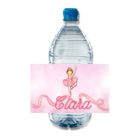 etichette bottigliette acqua ballerina
