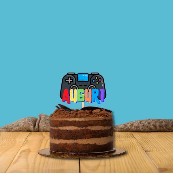 cake topper videogame